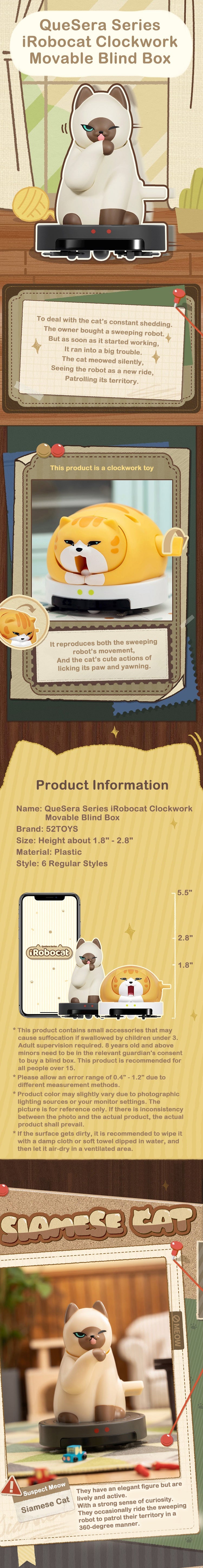 iRobocat Clockwork Movable Blind Box Single Box