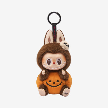 Pop Mart Labubu The Monsters Happy Halloween Party Series-Sitting Pumpkin Vinyl Plush