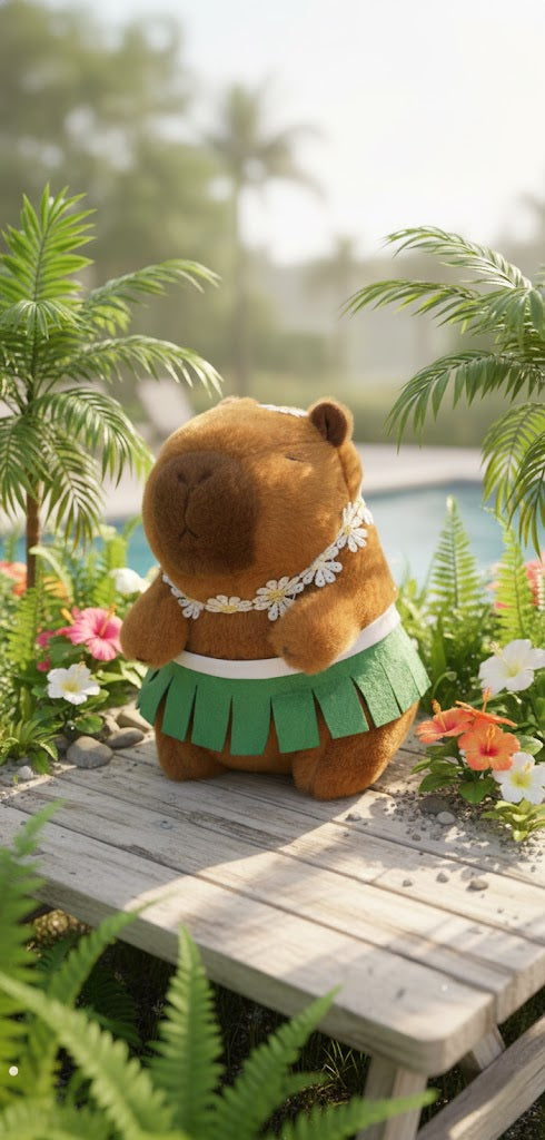 Kapybara Hawaii Plush 20 cm