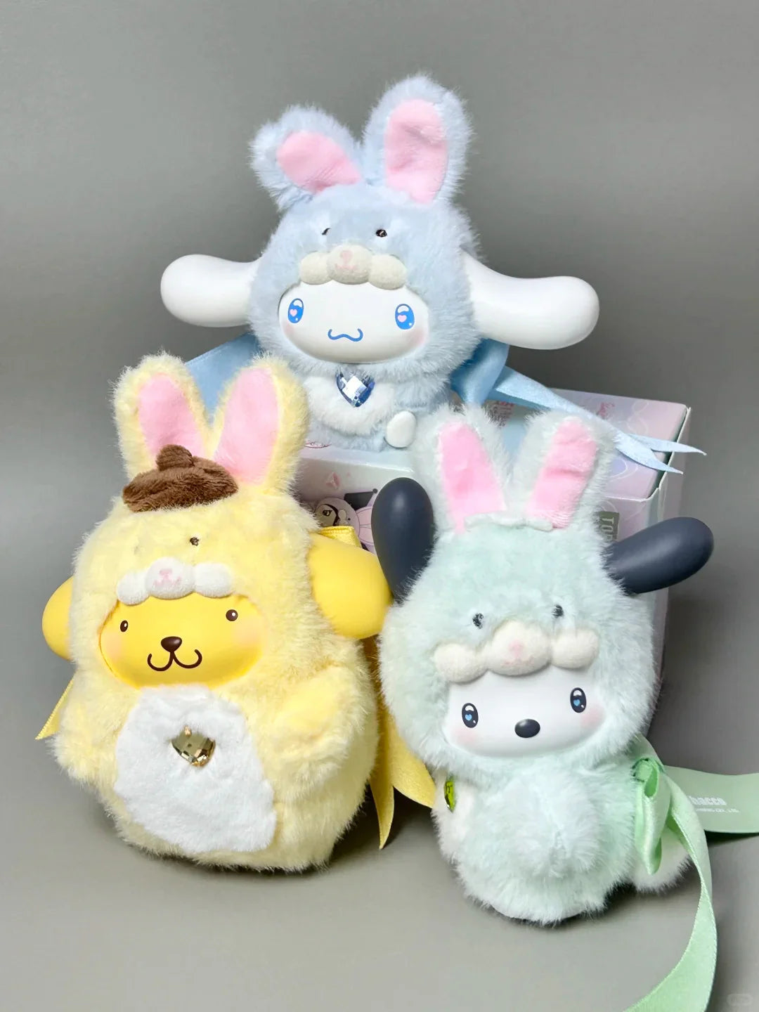 Sanrio Diamond Bunny Baby Plush Charm Blind Box Single Box