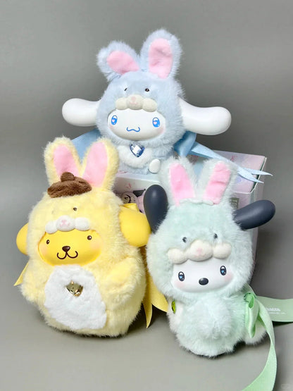 Sanrio Diamond Bunny Baby Plush Charm Blind Box Single Box