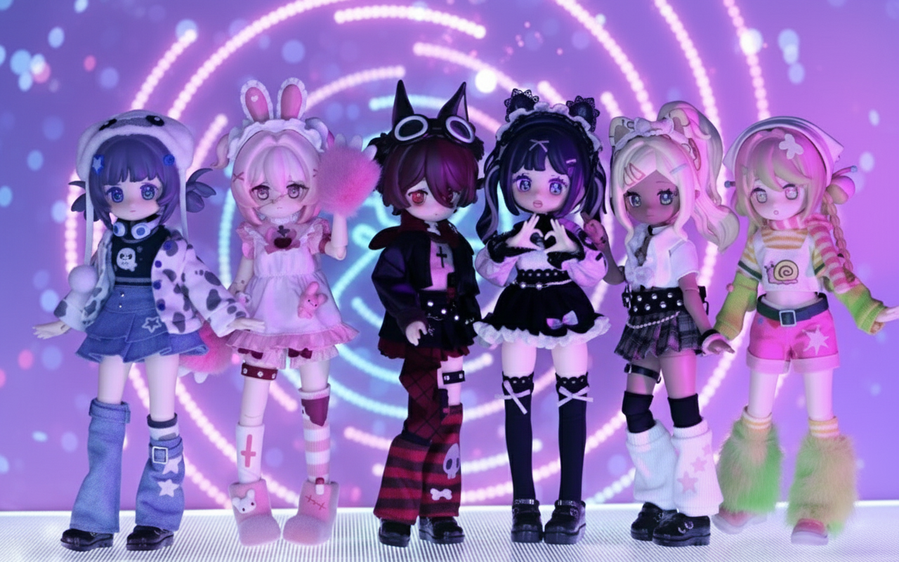 Electronic Pet Game World Series 1/12 BJD Blind Box Single Box