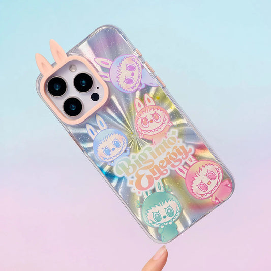 THE MONSTERS Labubu Big into Energy Series-Phone Case for iPhone 16 Pro Max
