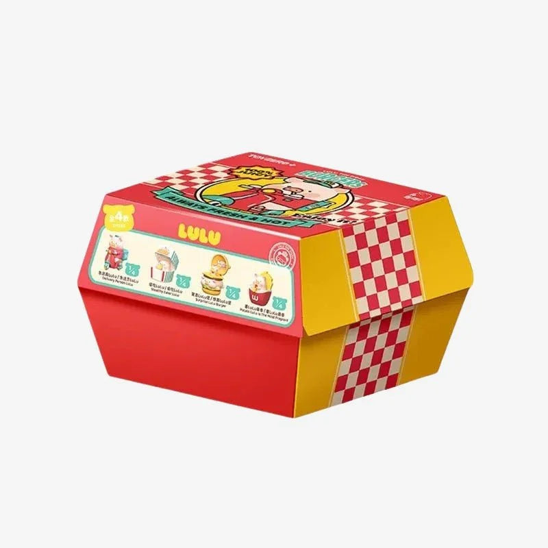 LuLu the Piggy Burger Express Movable Series Figures, Blind Box Single Box