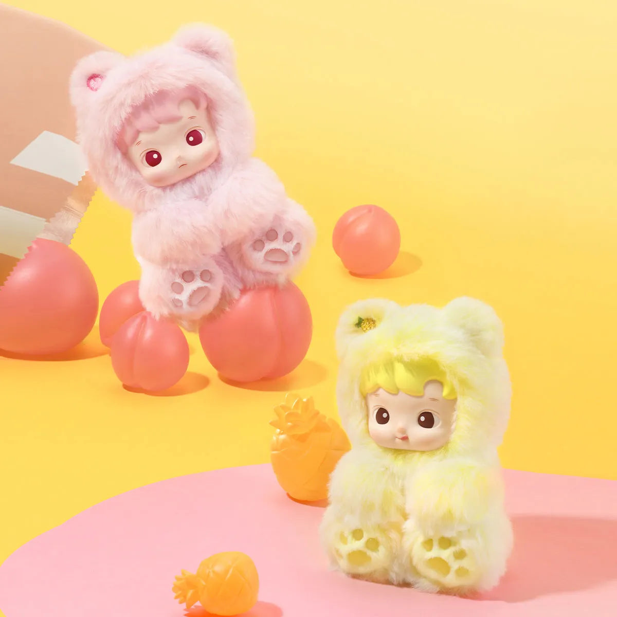 HACIPUPU Gummy Bear Series-Vinyl Plush Pendant Blind Box Single Box