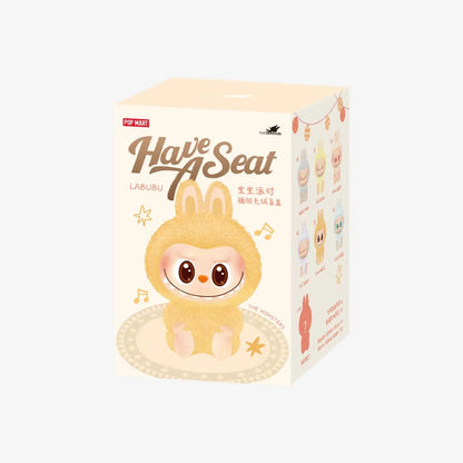 POPMART LABUBU THE MONSTERS - Have a Seat Vinyl Plush Blind Box- SINGLE BOX
