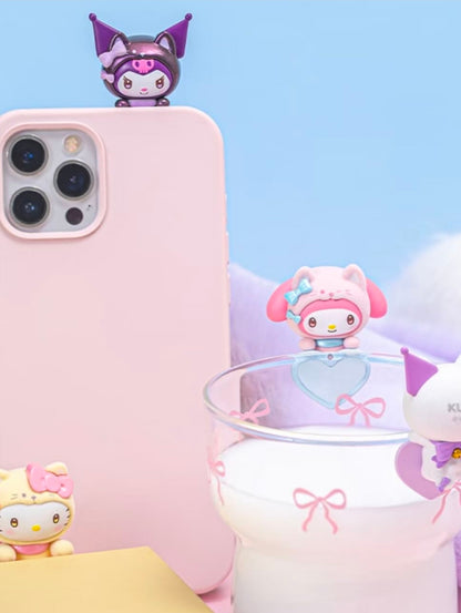 Sanrio Characters Guardian Meow Squad Series Lying Bean Blind Box Single Box