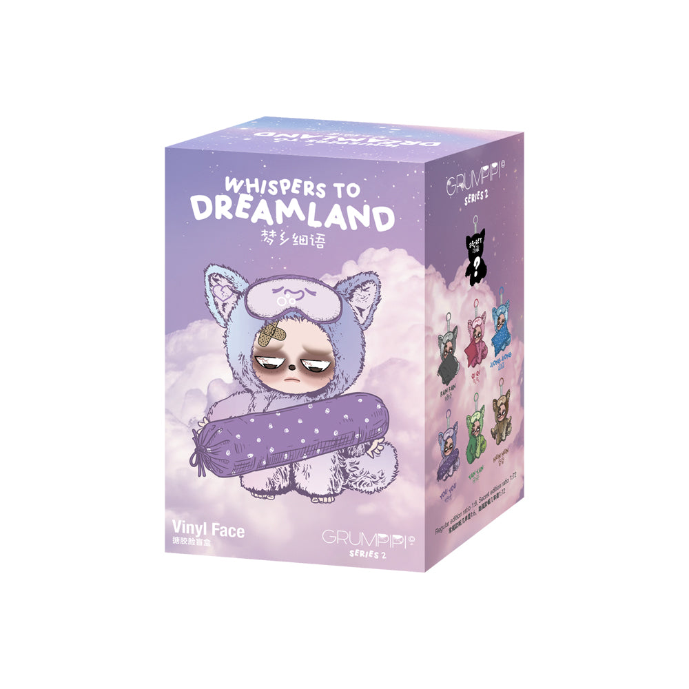 Sleepless Grumpipi Whispers to Dreamland Plush Blind Box Keychain Blind Box Single Box
