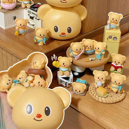 Funism x Butterbear Baking Master Series Bear Head Blind Box Single Box (3-in-1)