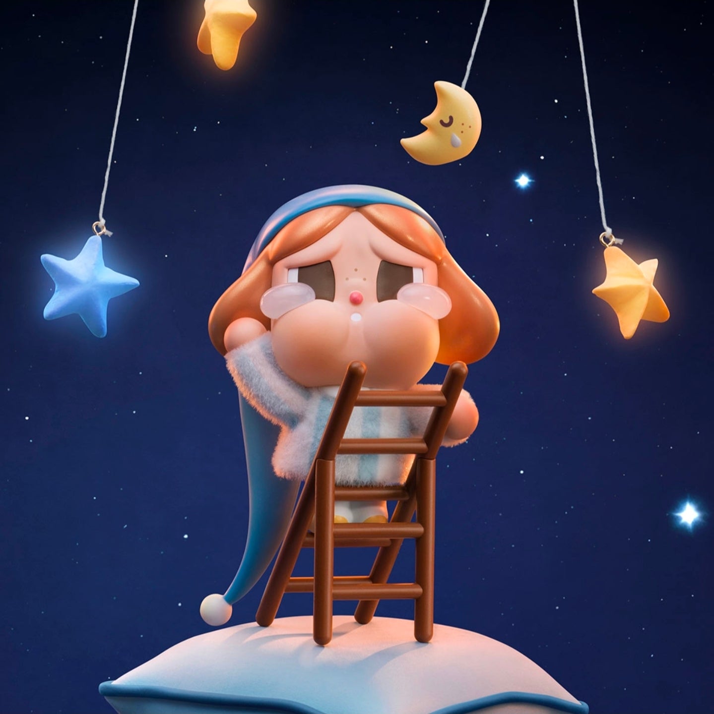 CRYBABY CRYING TO THE MOON SERIES FIGURES Blind Box Single Box