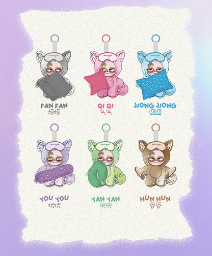 Sleepless Grumpipi Whispers to Dreamland Plush Blind Box Keychain Blind Box Single Box