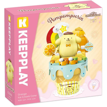 Keepplay Byggklossar Sanrio Cone Series Pudding Dog