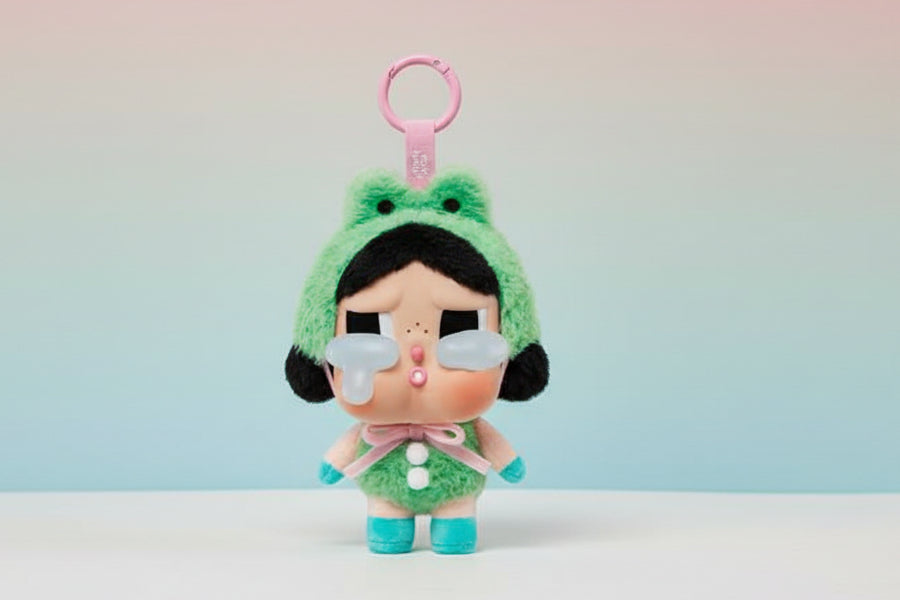 "What a frog" CRYBABY Crying Again Series-Vinyl Face Plush -Öppen Box - Sluten påse!
