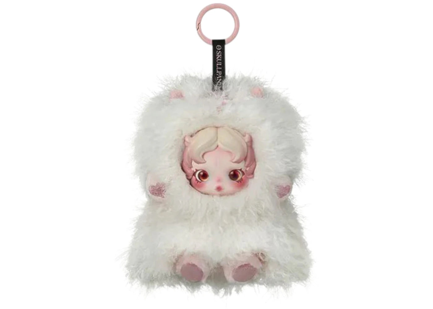 SKULLPANDA You Found Me! Series Plush Doll Pendant- Ghostie -Öppen Box - Sluten påse!