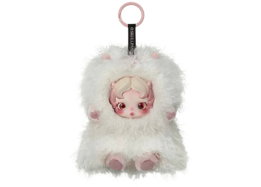 SKULLPANDA You Found Me! Series Plush Doll Pendant- Ghostie -Öppen Box - Sluten påse!