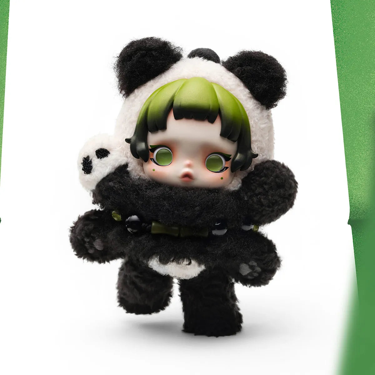 SKULLPANDA Lazy Panda Plush Doll Pendant POP MART