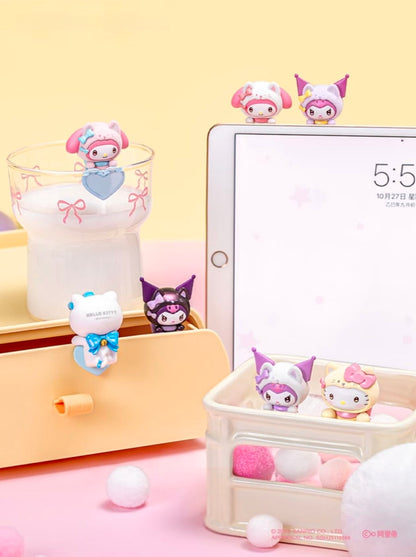 Sanrio Characters Guardian Meow Squad Series Lying Bean Blind Box Single Box