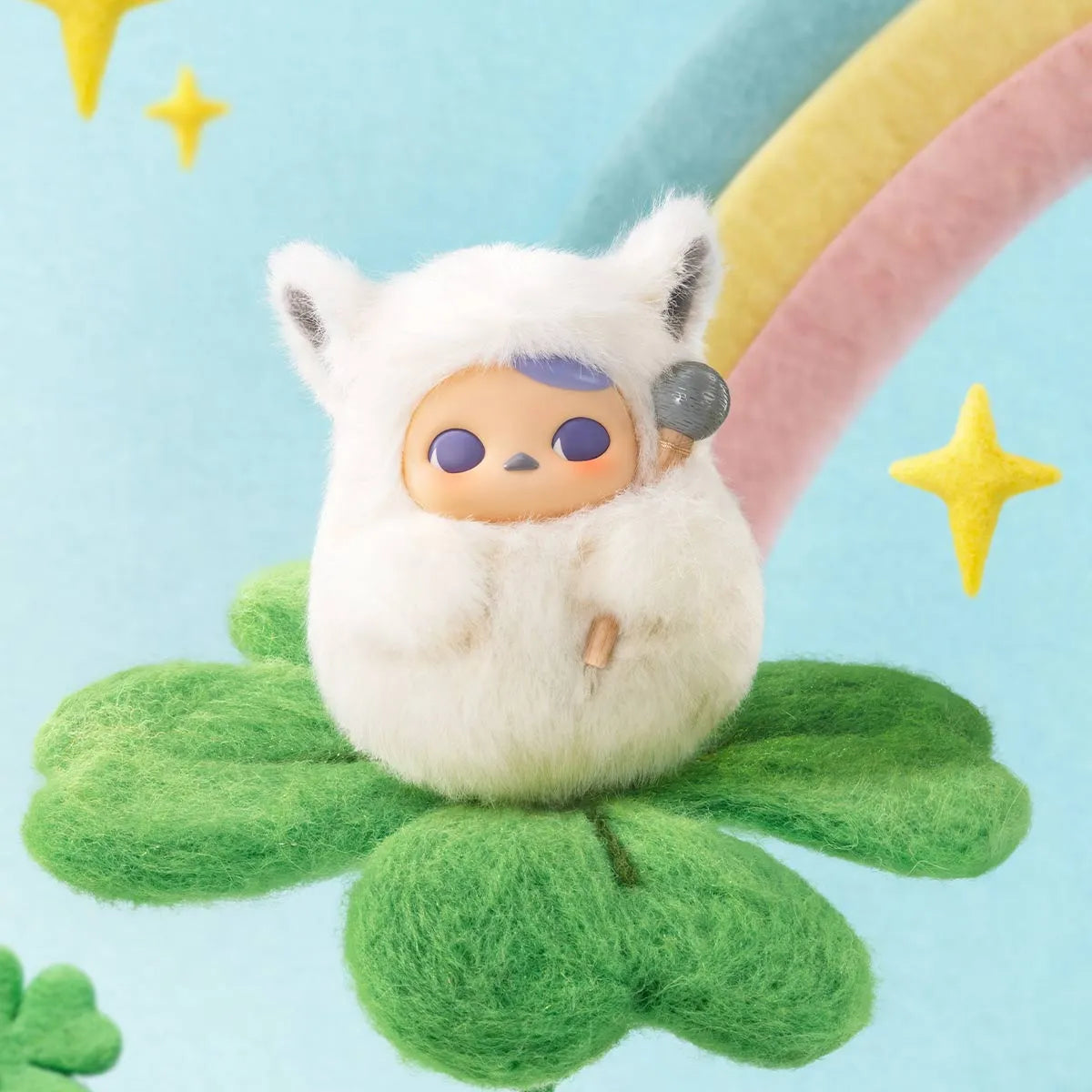 PUCKY Tap Tap Babies Series-Vinyl Plush Pendant Blind Box Single Box