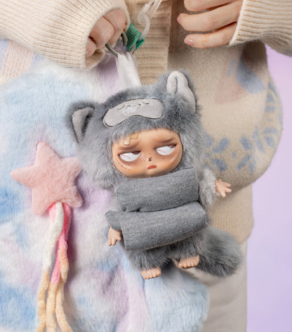 Sleepless Grumpipi Whispers to Dreamland Plush Blind Box Keychain Blind Box Single Box