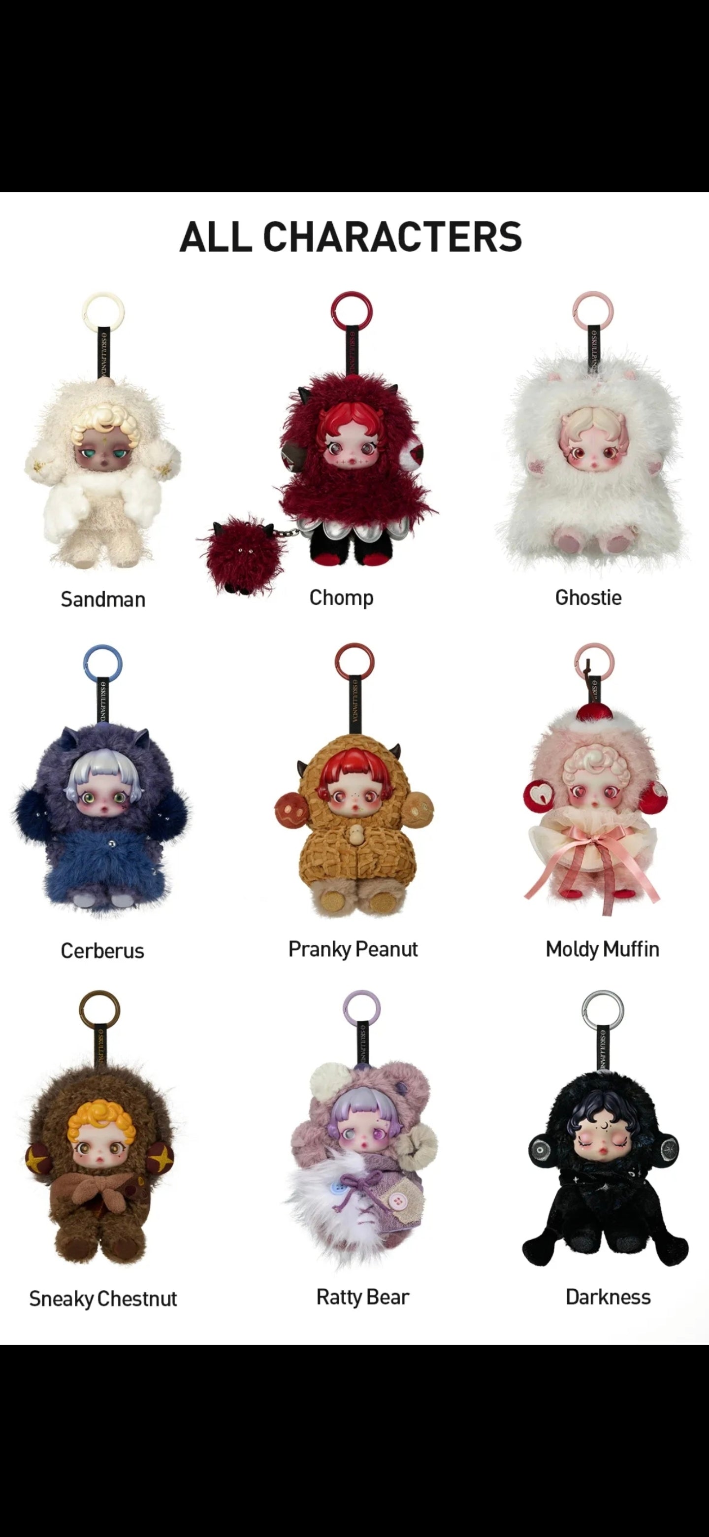 SKULLPANDA You Found Me! Series Plush Doll Pendant Singel Box Blind Box