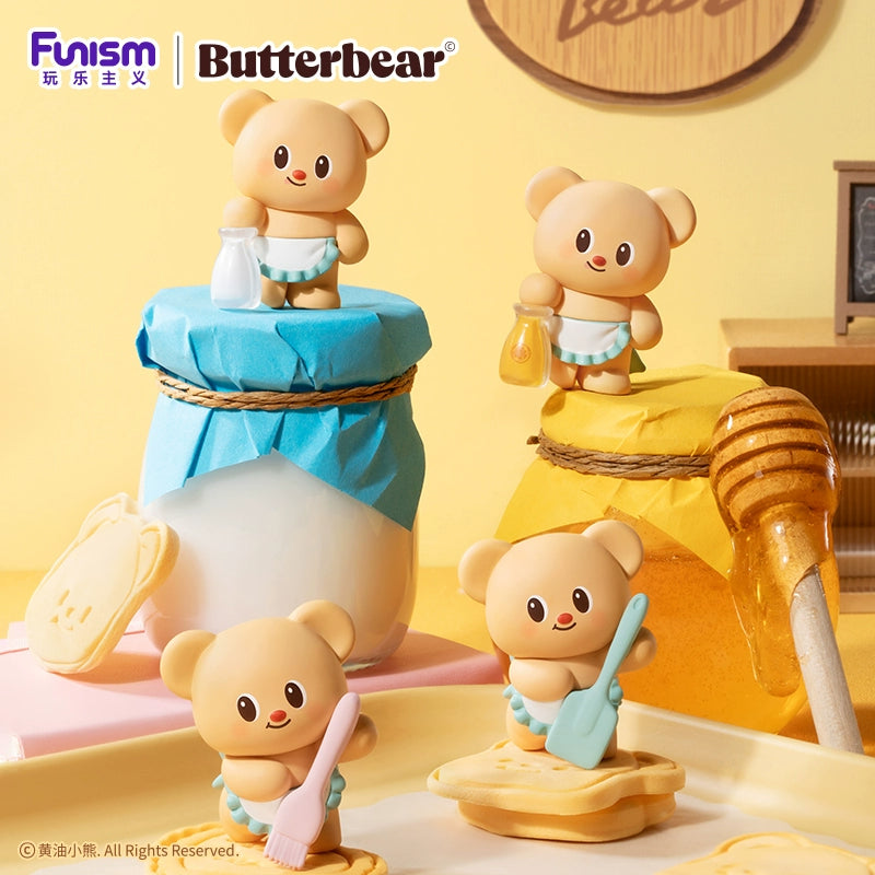 Funism x Butterbear Baking Master Series Bear Head Blind Box Single Box (3-in-1)